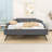 Full Size Upholstery Daybed with Pull-Out Trundle and USB Charging Armrest