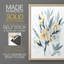 «Indigo & Blush Bouquet I», reproduction encadrée de qualité supérieure - prête à être accrochée - aucun clou requis - aucun clou requis-973273266-973273269