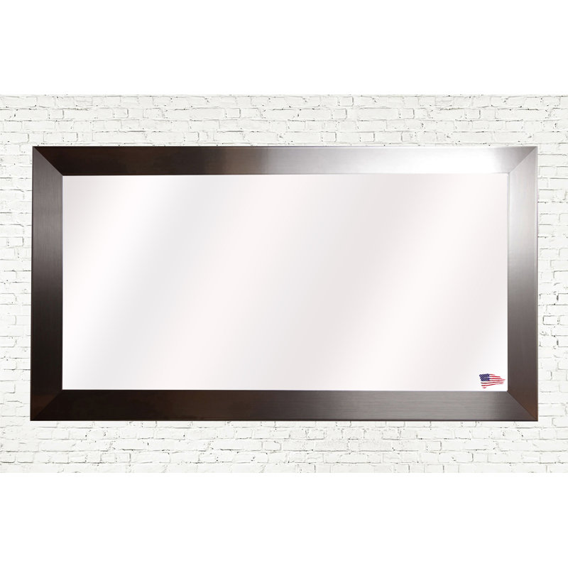 Hecuba Wood Flat Wall Mirror, 50" H x 34.5" W