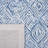 Hadad Textual Hand Tufted Wool/Cotton Geometric Rug in Blue/Ivory-2098050420