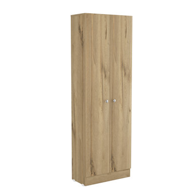 Virginia Double Door Storage Cabinet, Five Shelves