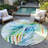 Braggs Washable Floral Indoor / Outdoor Rug-1285378235