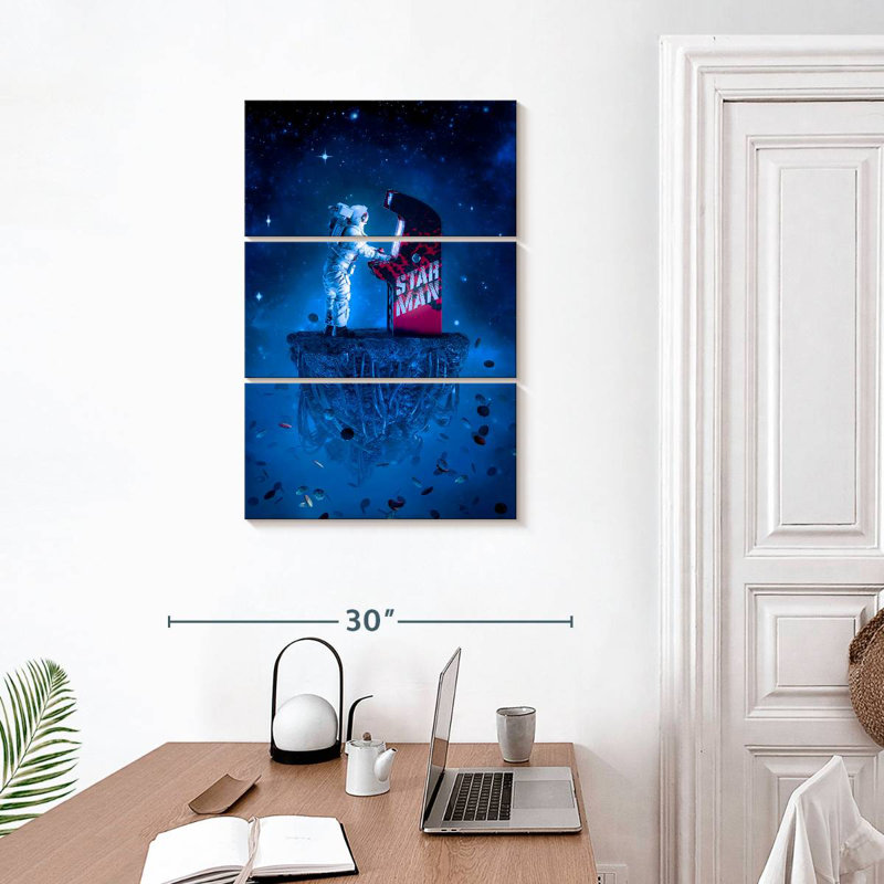 Kelan Arcade Gamer Astronaut, H 32 po x l 20 po