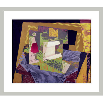 Composition on a Table by Juan Gris -Framed Giclee Print