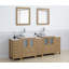  Ensemble de meuble-lavabo double 84 "avec miroir 84"-106870181