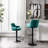 Adjustable Bar Stools In With Back And Footrest, Of 2 For Home Kitchen Pub Use 2 Fit Counter Height
