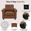 Chaise avec accoudoirs roulés 37 po-1622682193