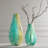 Clytia Glass Vases, Set Of 2