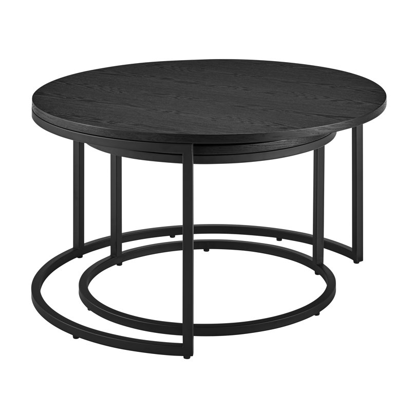 Chenoweth Nesting Tables In Black, Black