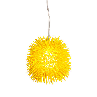 Luminaire suspendu sphérique unique à 1 lumière Urchin