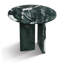 Table basse en marbre naturel vert, petit accent de salon, pierre véritable, veines uniques-1968590557-1968590554
