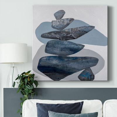 Toile tendue avec galerie Blue Stone