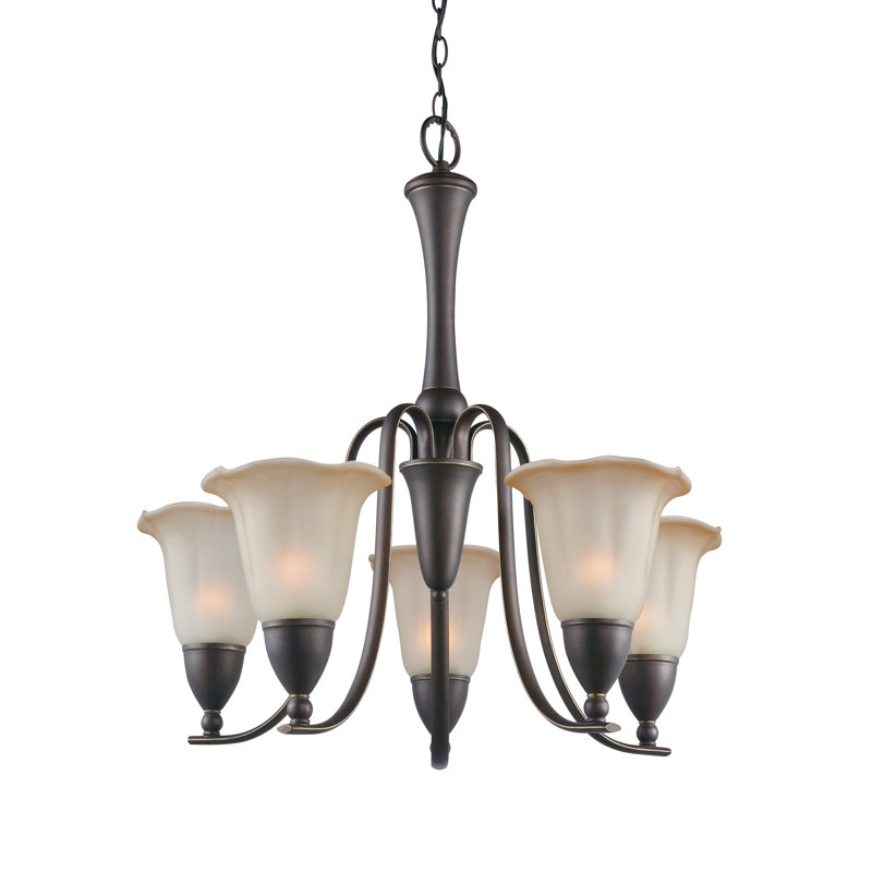 Lustre classique/traditionnel ombré 5 lumières Kingston