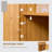Shenan Solid Wood Freestanding Linen Cabinet