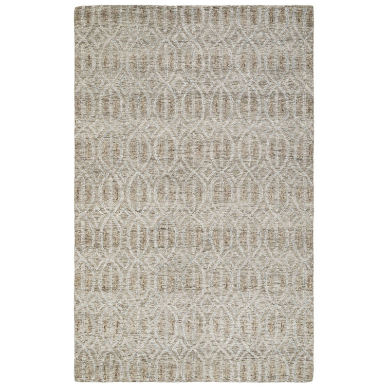 Hand Tufted Wool Palm Rug