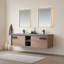 Ensemble de meuble-lavabo double mural 72 po Breckan