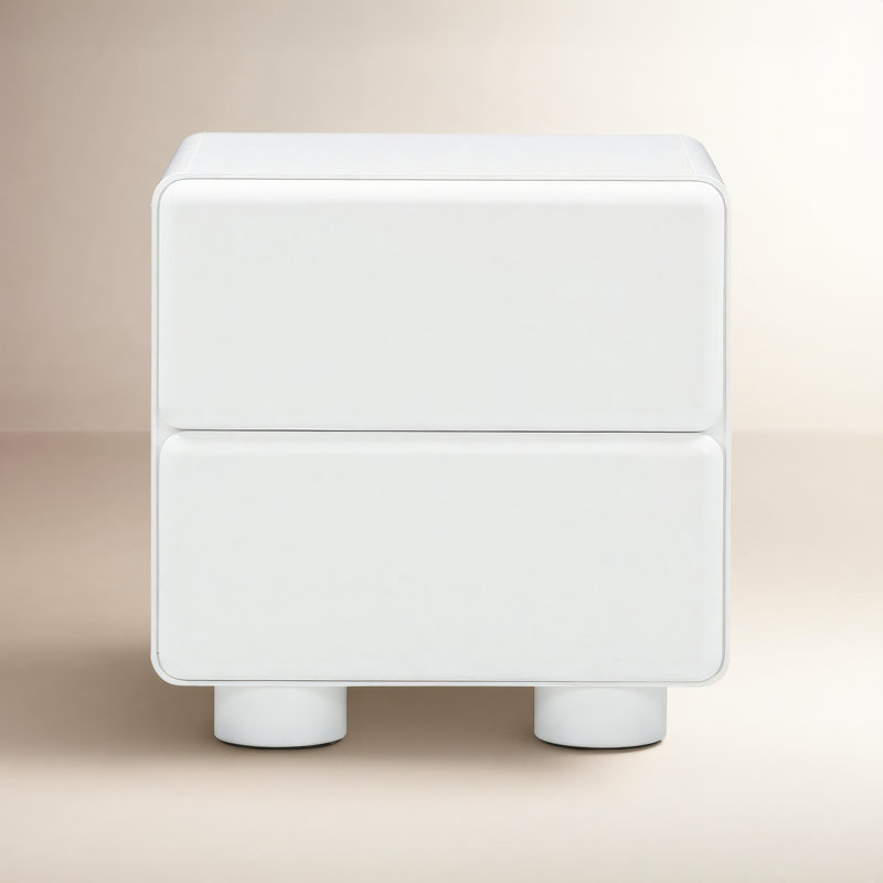 Liviana 22'' W Solid Wood Nightstand, White