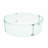 AMS Fire Pit Table Round Glass Wind Guard - Fire Flame Guard-76760279