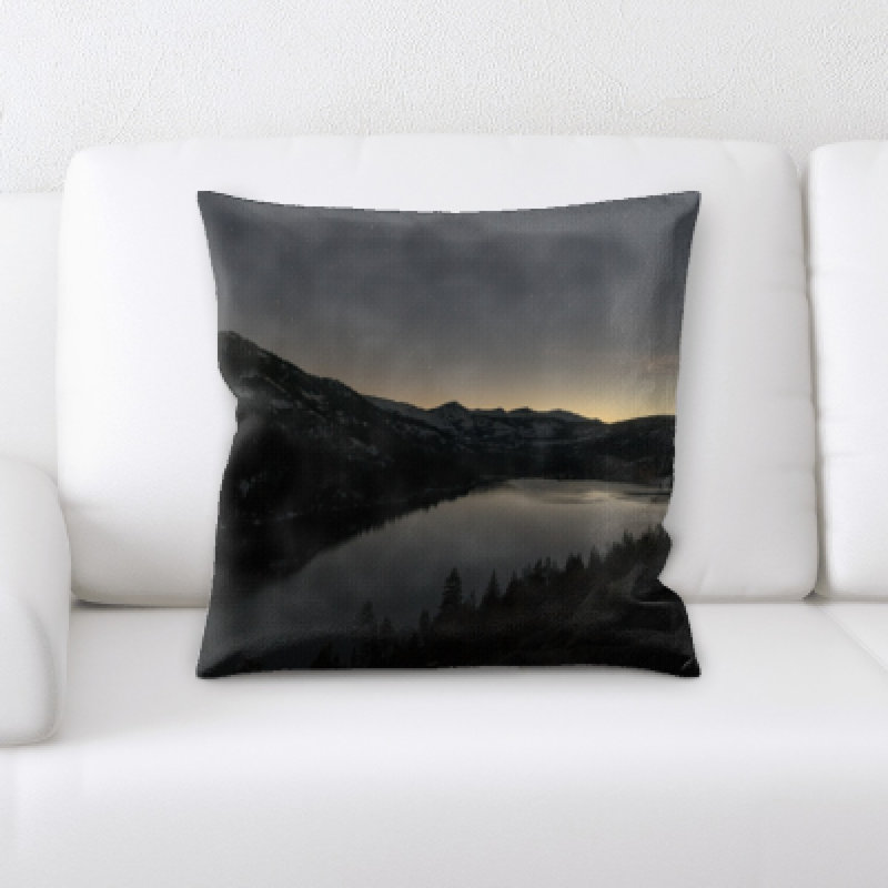 Microsuede Throw Pillow