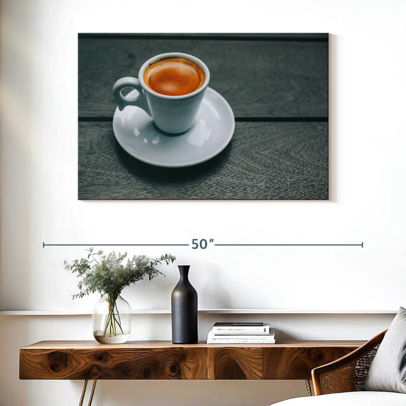 Yarlin Morning Espresso Shot, 26" H x 39" W
