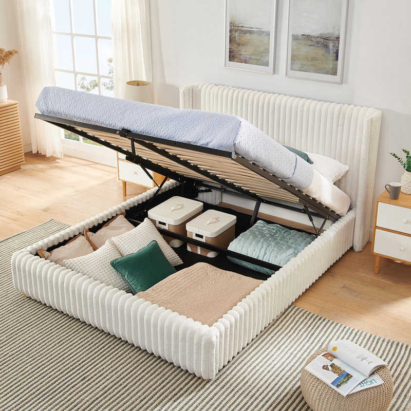 Lit double rembourré Luxury, Queen