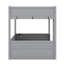 Wooden Bunk Bed With Built-In Shelves,Storage Box,LED Light And USB Charging Station-1787874457