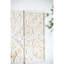 Panneaux muraux carrés 100% bois de sapin naturel, 17,5 x 17,5 po, délavé blanc délavé, élément complexe pour divers intérieurs à médaillons divers