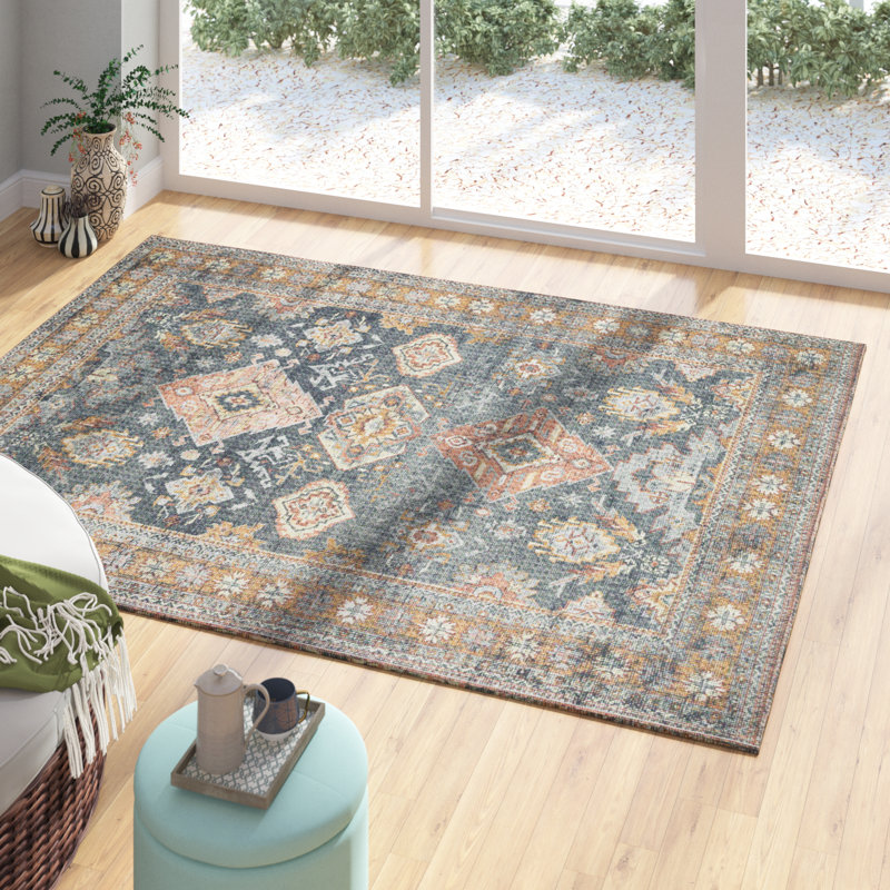 Gelo Oriental Indoor Rug, Rectangle 5' x 7'6"