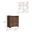 Commode Alyn, quatre pieds, quatre tiroirs, un double tiroir, plateau supérieur