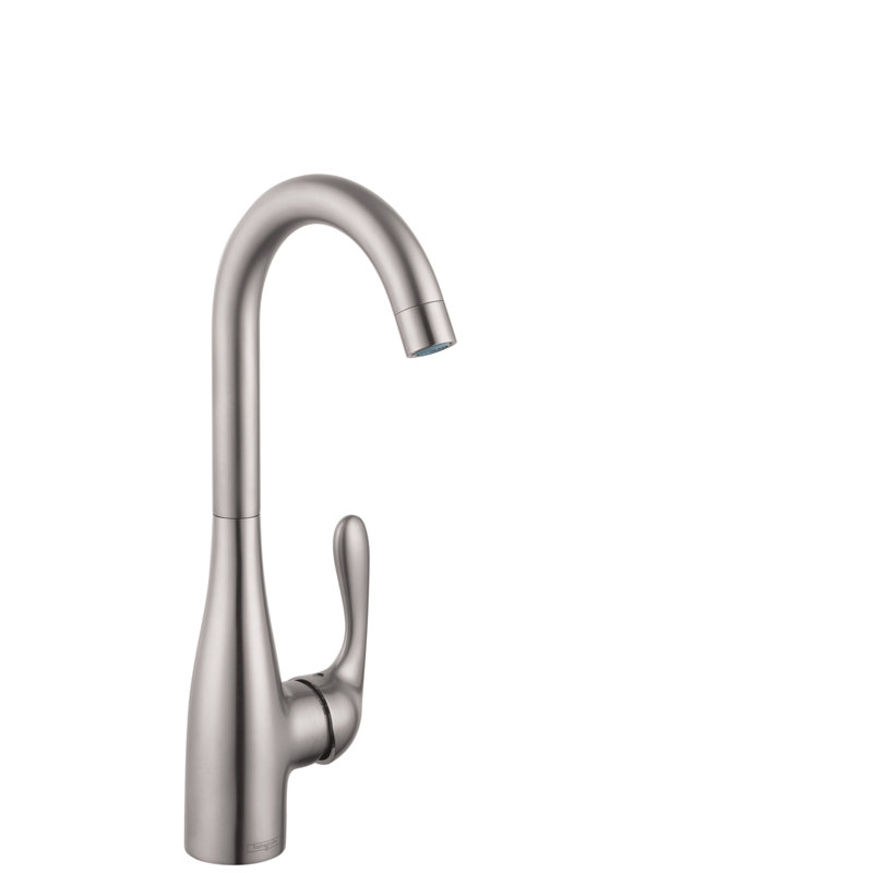 Allegro E Bar Faucet, Steel Optik