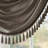 Faux Silk Waterfall Embellished Valance 38X46"-111598029