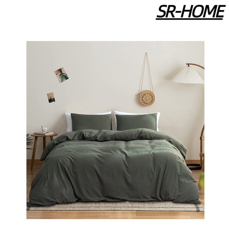 SR-HOME 100% Cotton Duvet Cover Set