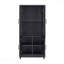 Bibliothèque gris anthracite pour le rangement de la salle d'étude-847180839