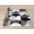 Brue Modern Grey Black White Low-Pile High-Traffic Area Rug-90782009