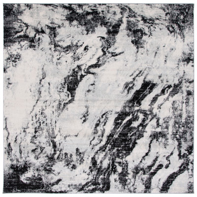 Dwana Machine Woven Abstract Area Rug