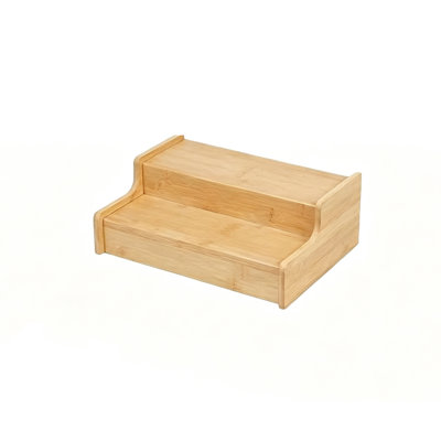 Support de rangement en bambou coulissant, tablette de rangement en bois polyvalente, support de rangement pour tasses, tasses à thé, pots à épices et comptoir de cuisine