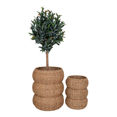 Sarbas Seagrass 2 Piece Basket Set