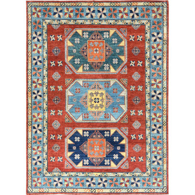 Wanona One-of-a-Kind 9' X 12'2" New Age Wool Area Rug Red