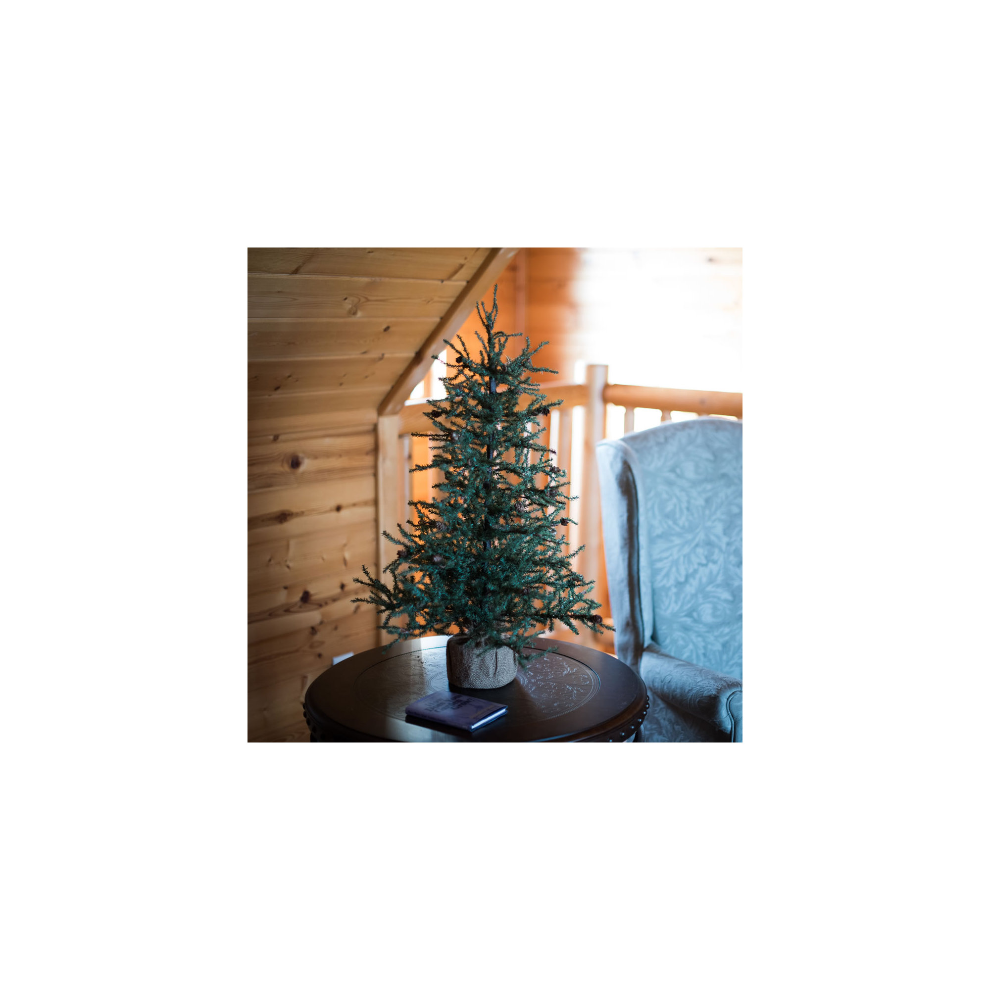Eastport Pine Artificial Christmas Tabletop Tree, 3' H, Unlit
