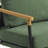 Dajauna Midcentury Modern Upholstered Metal Frame Chenille Arm Accent Chair-196164515