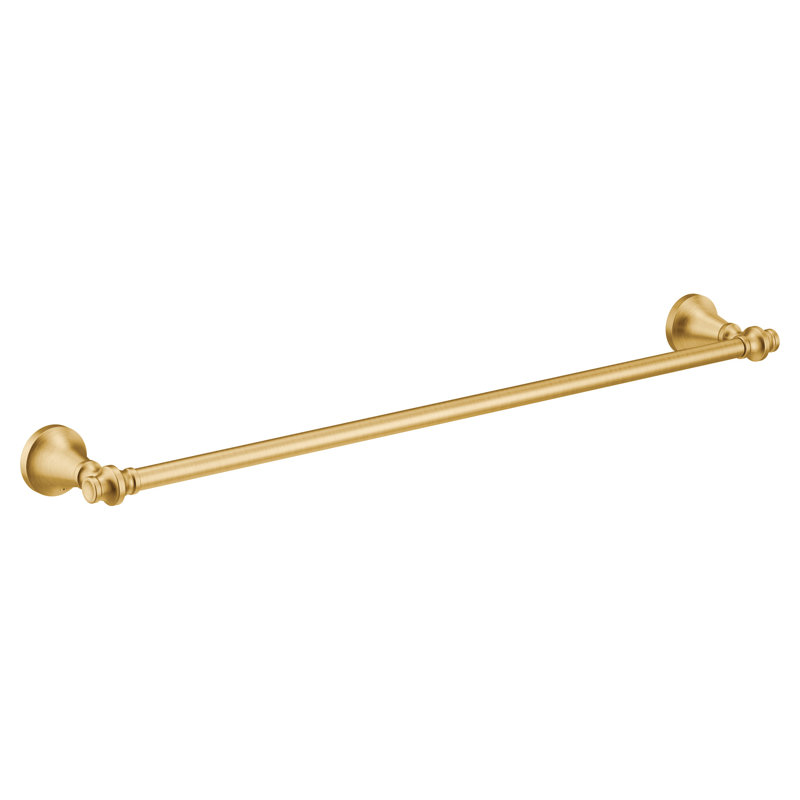 Colinet 24" Wall Mounted Towel Bar, Brushed Gold