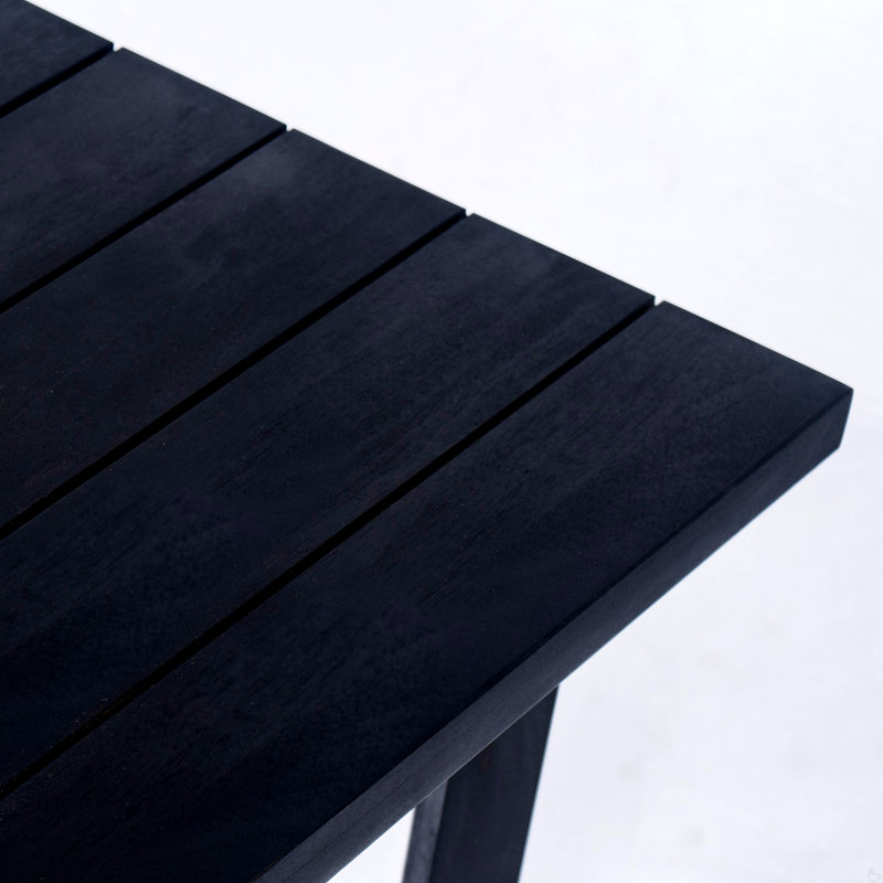 Table d'appoint carrée, Noir