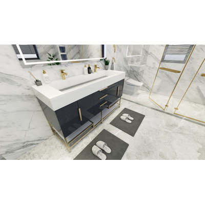 Glasgow 59 Double Bathroom Vanity Set