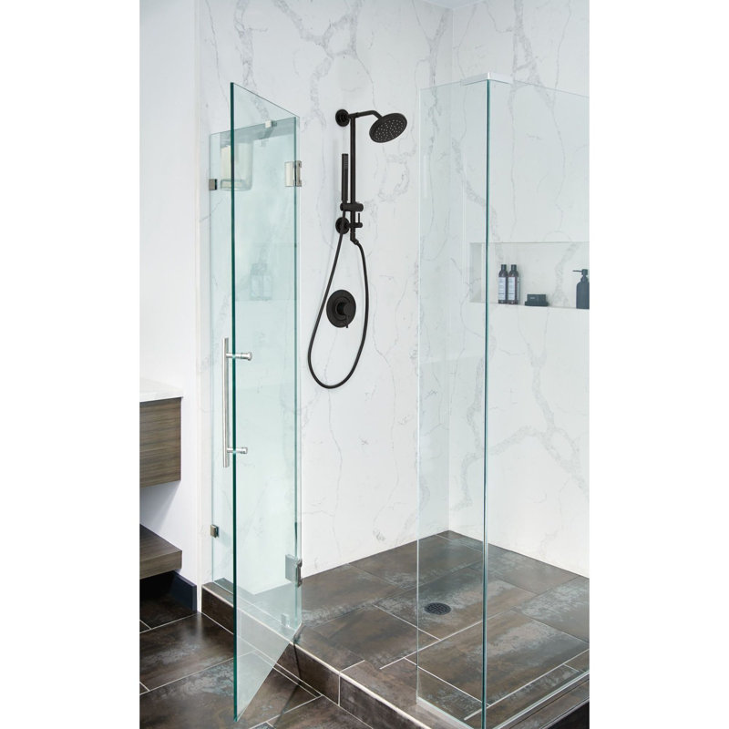 Fina Premium Rain Shower Head, Brushed Gold