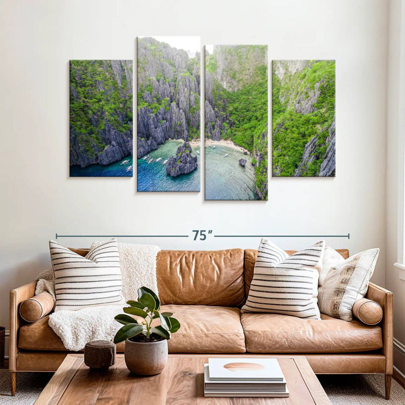 Gillard El Nido Palawan, H 42 po x l 68 po