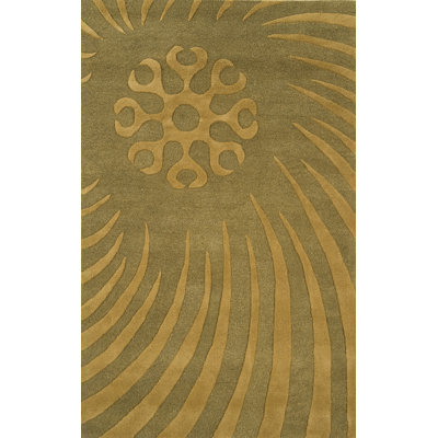 Brueck Hand Tufted Wool Geometric Indoor Rug