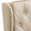Fauteuil à structure en bois, fauteuil d'appoint moderne avec pieds en bois robustes pour la chambre à coucher du salon (fauteuil d'appoint)-855957916-855957918