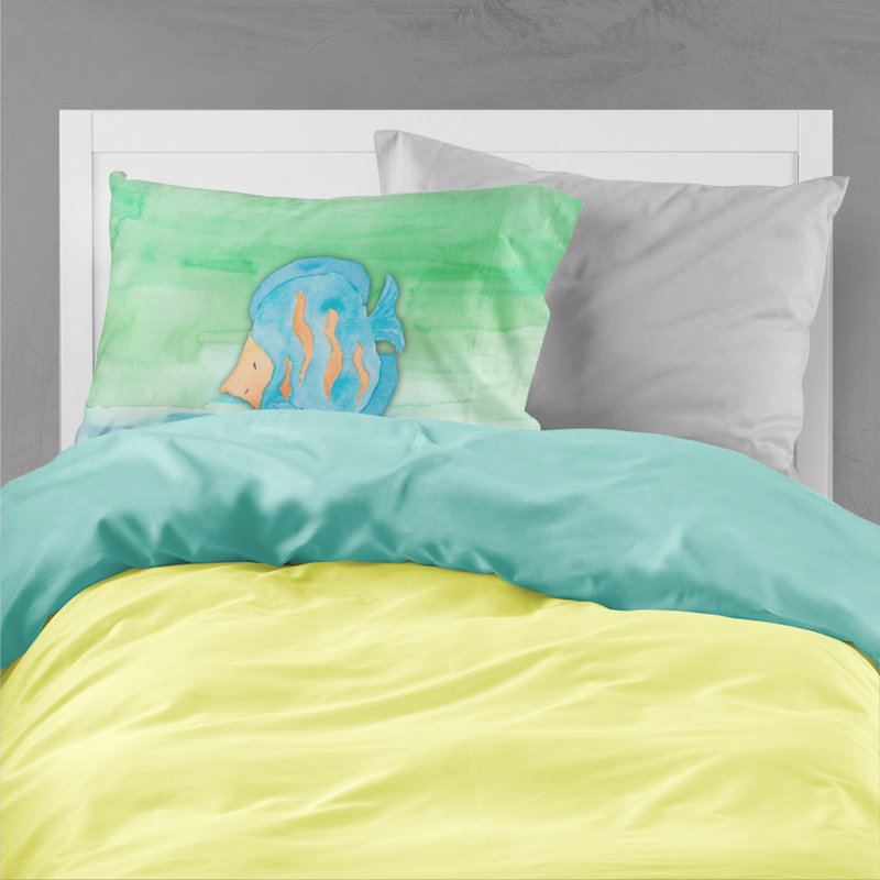 Taie d’oreiller aquarelle fish