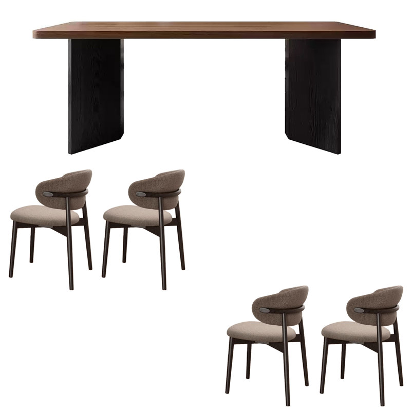 Table de salle à manger rectangulaire, H 30,71 po x L 86,62 po x l 31,5 po