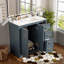 Meuble-lavabo 36 po avec lavabo en céramique-601816677